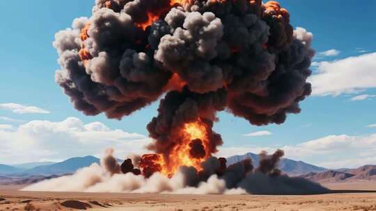 核爆蘑菇云效果展示