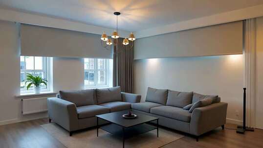 现代简约风格客厅室内场景