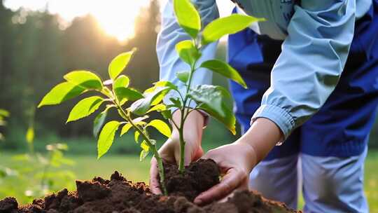 绿色希望的萌芽