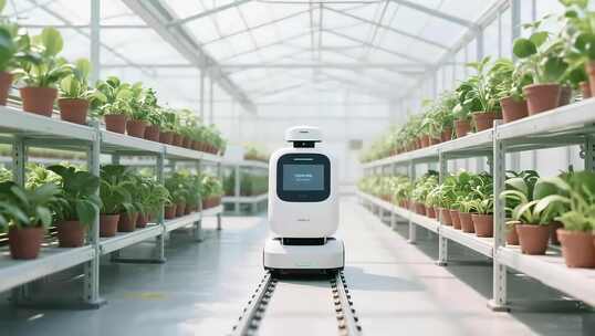 大棚内农业机器人自动作业