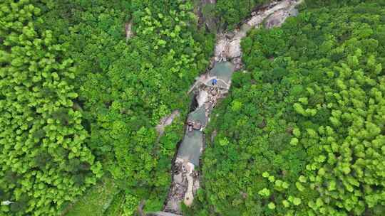 航拍安徽黄山毛峰茶田高海拔茶园视频素材模板下载