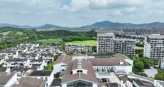 苏州太湖国家旅游度假区香山国际大酒店航拍