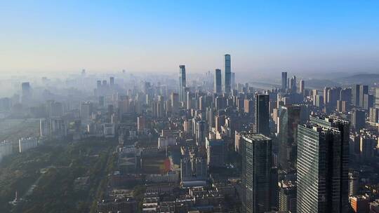 大气长沙中心航拍素材