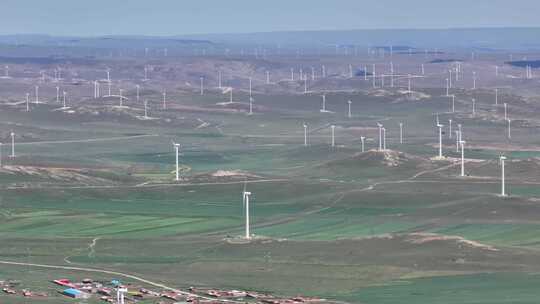 亚洲最大的风力发电场内蒙古辉腾锡勒风电场