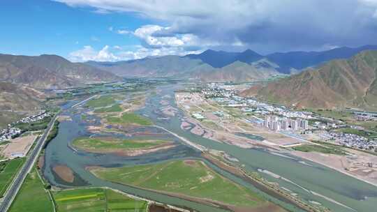 拉萨市达孜区全景