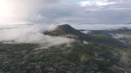 金塔马尼，巴图尔，火山，农场