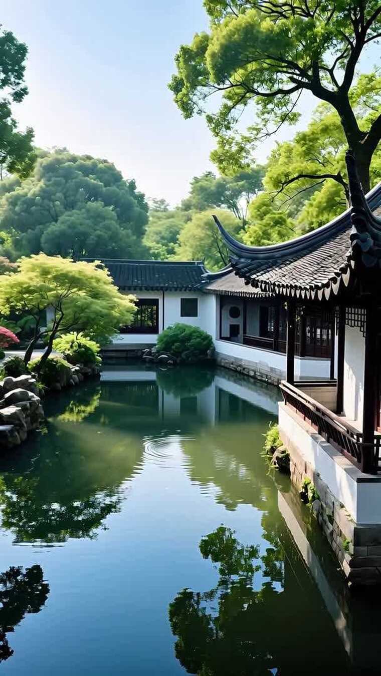 拙政园林的诗意画卷