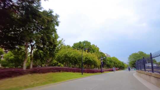 傍晚黄昏城市马路风景视频素材