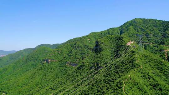 北京门头沟京西古道自然风光航拍