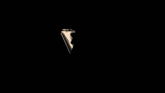 V字母logo动画排版设计