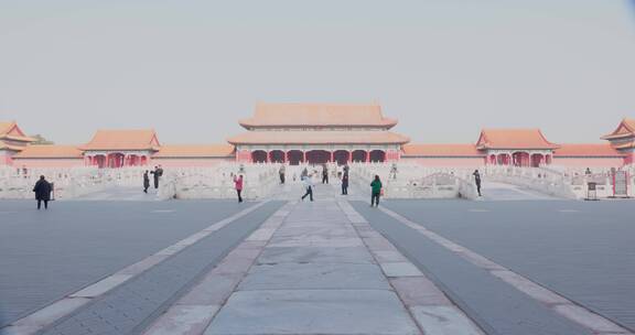 8k实拍北京故宫太和殿广场