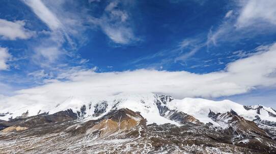 阿尼玛卿雪山 雪山延时 4K50FPS高清在线视频素材下载