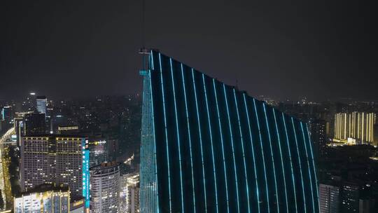 4K重庆观音桥商圈夜景航拍