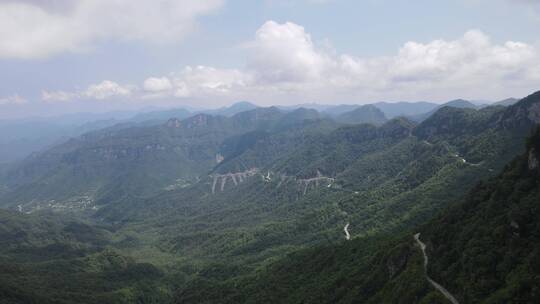 湖北神农架天燕景区航拍