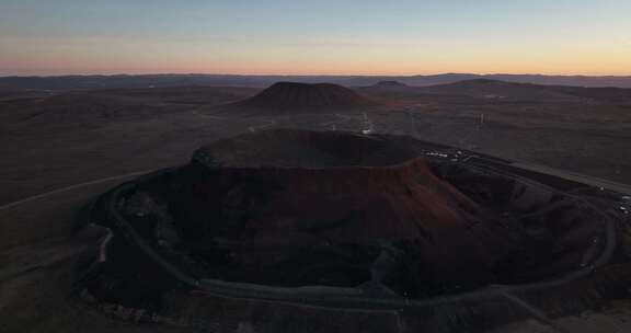 乌兰哈达火山航拍