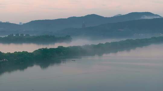 杭州西湖夏天风光