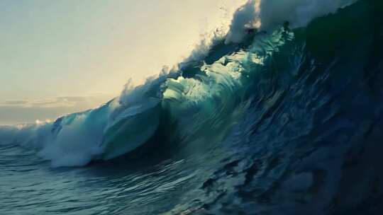 海洋海浪 海面浪花 乘风破浪