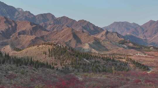 石嘴山贺兰山北武当地质公园09视频素材模板下载