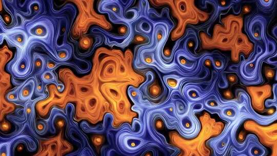 抽象艺术背景流动色彩与动态纹理