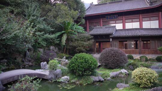 杭州飞来峰永福寺禅院风景