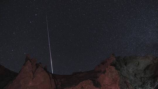 西藏星空 斗转星移 北斗星 北极星 天文