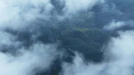 山间云海航拍空境自然环境气候生态宣传片4K