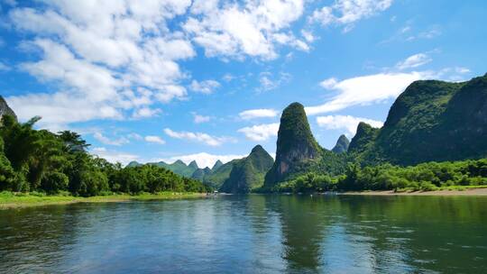 广西美景 桂林山水 漓江风光 漓江漂流