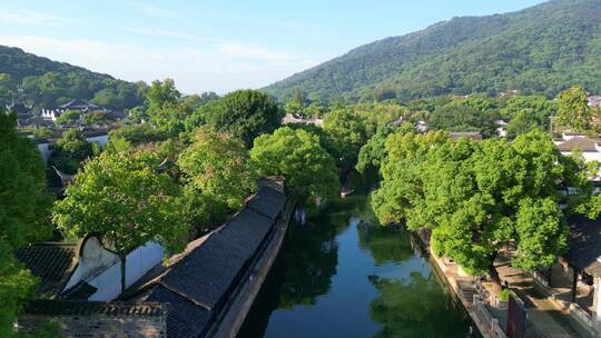 无锡惠山古镇航拍