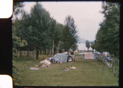 Camp，科莫湖，意大利，露营地