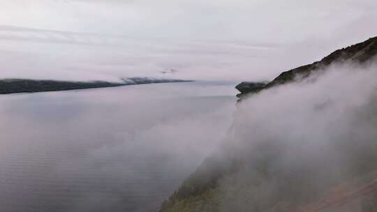 湖，森林，尼斯湖，风景