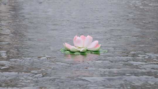 观音寺观音莲花池喷泉水池