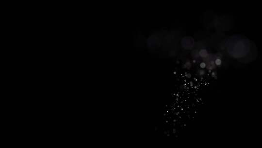 黑色背景粒子特效