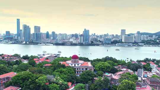 厦门 鼓浪屿 八卦楼 海边 建筑 大气 风景