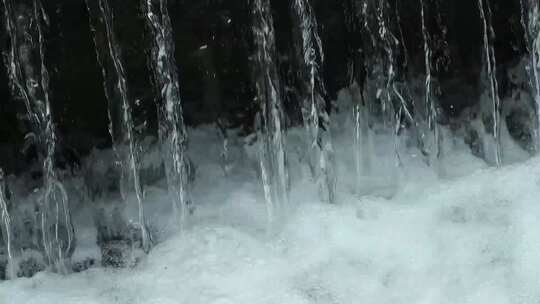 瀑布 水流 山泉水 大自然视频素材模板下载