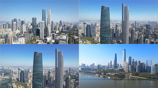 广州国际金融中心航拍合集