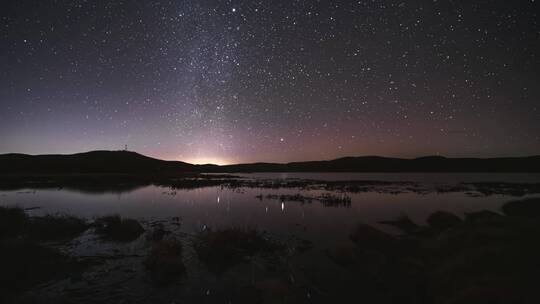 云南大山包景区星空银河