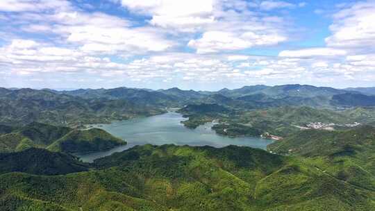 高山水库  山区水库延时摄影