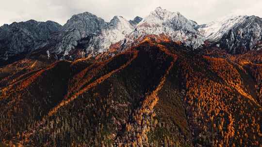川西秋季自然风光航拍