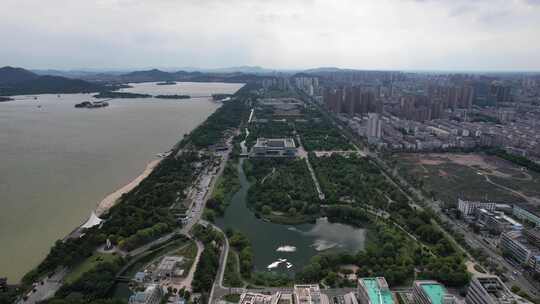 江苏徐州云龙湖云龙山5A景区航拍