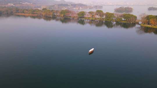 杭州西湖杨公堤视频素材模板下载