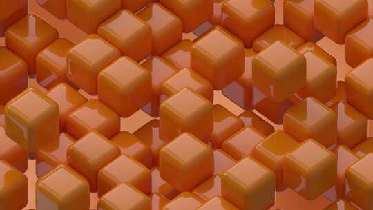 几何方块立方体背景视频素材模板下载