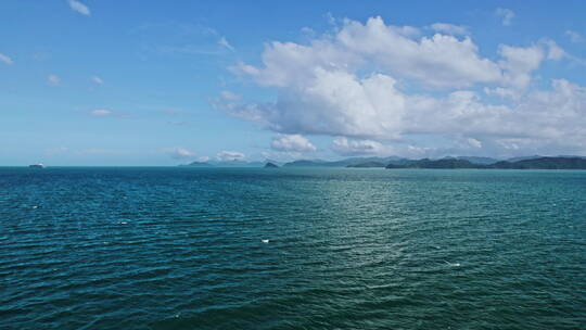 4k航拍深圳东部沿海大海美丽风景视频素材模板下载