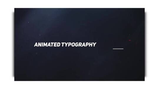 平滑极简主义标题字幕条动画AE模板