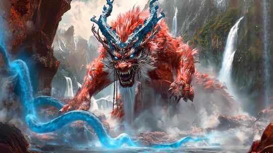 威严雄壮神秘的神兽 神龙 中国神话传说