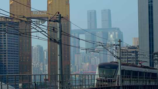 重庆城市风光轨道交通