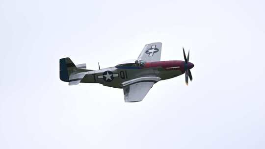 4K稳定：二战美军P51野马战斗机