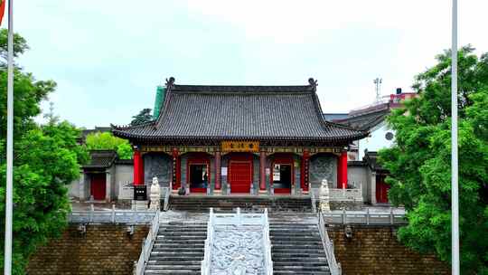 航拍陕西西安香积寺净土宗祖庭