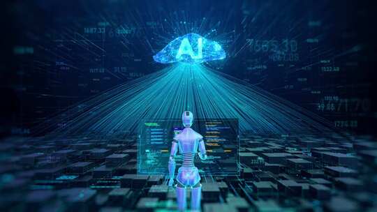 AI机器人代码智能智造人工智能机器人写稿