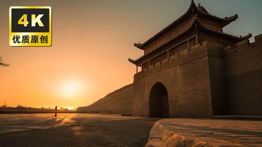 中国古代古城古建筑现代古城历史遗留建筑