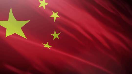 中国国旗4K视频素材模板下载